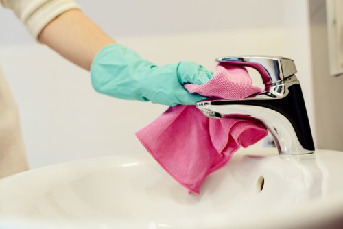 Professional dust removal after construction work