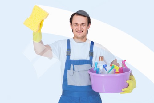 Neat workplace interior showing the benefits of office cleaning