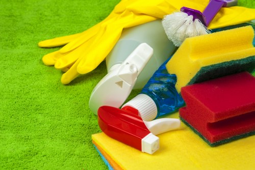 Professional move out cleaning in a bathroom