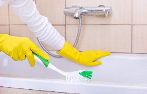 One off cleaning service preparing a spotless kitchen