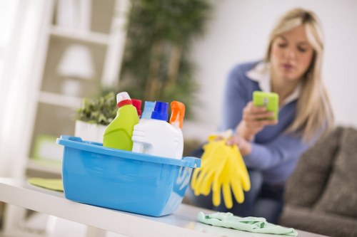 Spotless kitchen after Airbnb cleaning turnover